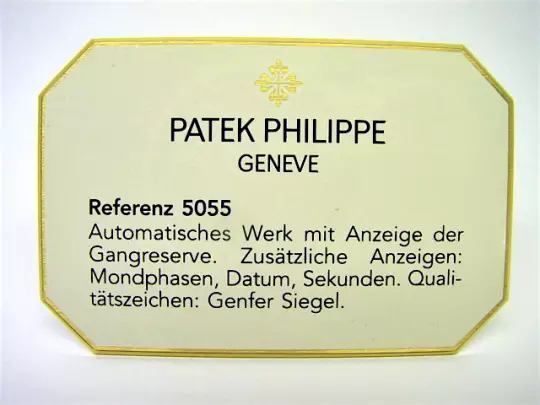Patek Philippe Concessionaire Decorative Stands Ref. 5055 small Complication photo 1