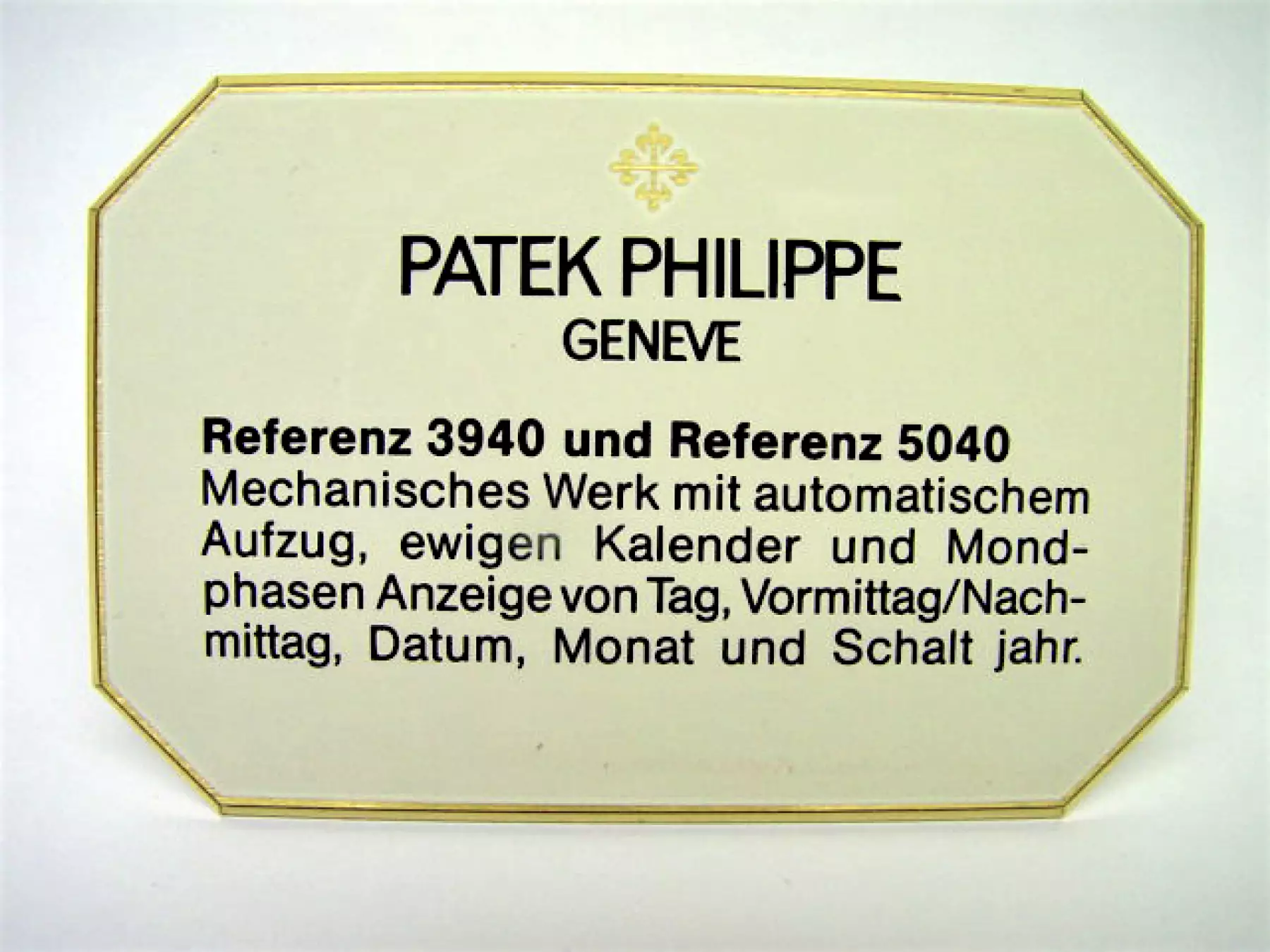 Patek Philippe Concessionaire Decorative Stands Ref. 3940 / 5040 