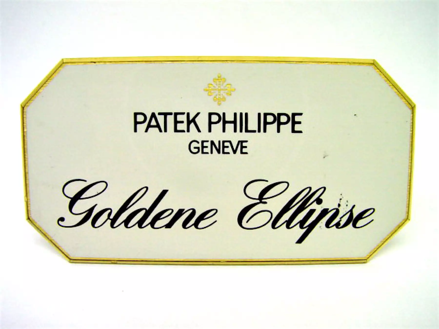 Patek Philippe Concessionaire Decorative Stands Goldene Ellipse