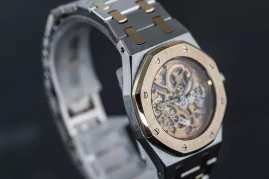 Audemars Piguet Royal Oak 14794 Skeleton Platinum and Roségold AP Service photo 5