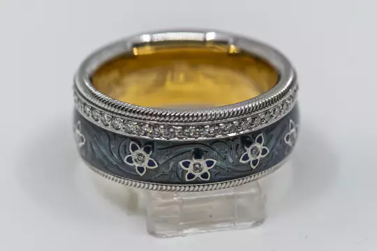 Wellendorff Ring Blueberries Ring size 57 with Diamonds photo 13