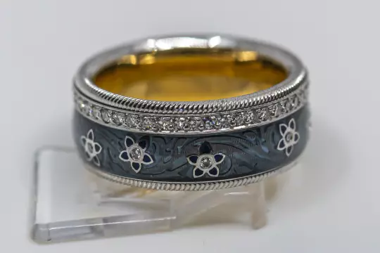 Wellendorff Ring Blueberries Ring size 57 with Diamonds photo 14