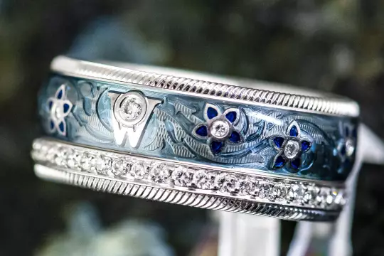 Wellendorff Ring Blueberries Ring size 57 with Diamonds photo 2