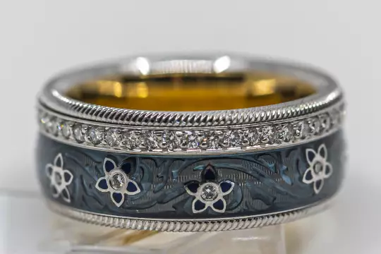 Wellendorff Ring Blueberries Ring size 57 with Diamonds photo 6