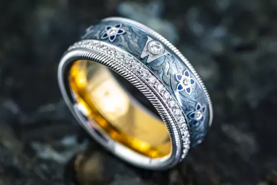 Wellendorff Ring Blueberries Ring size 57 with Diamonds photo 1