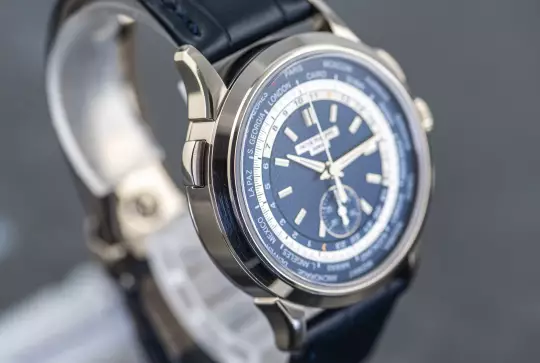 Patek Philippe 5930 Whitegold Worldtime Chronograph Full Set 2018 photo 13