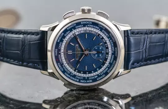 Patek Philippe 5930 Whitegold Worldtime Chronograph Full Set 2018 photo 2