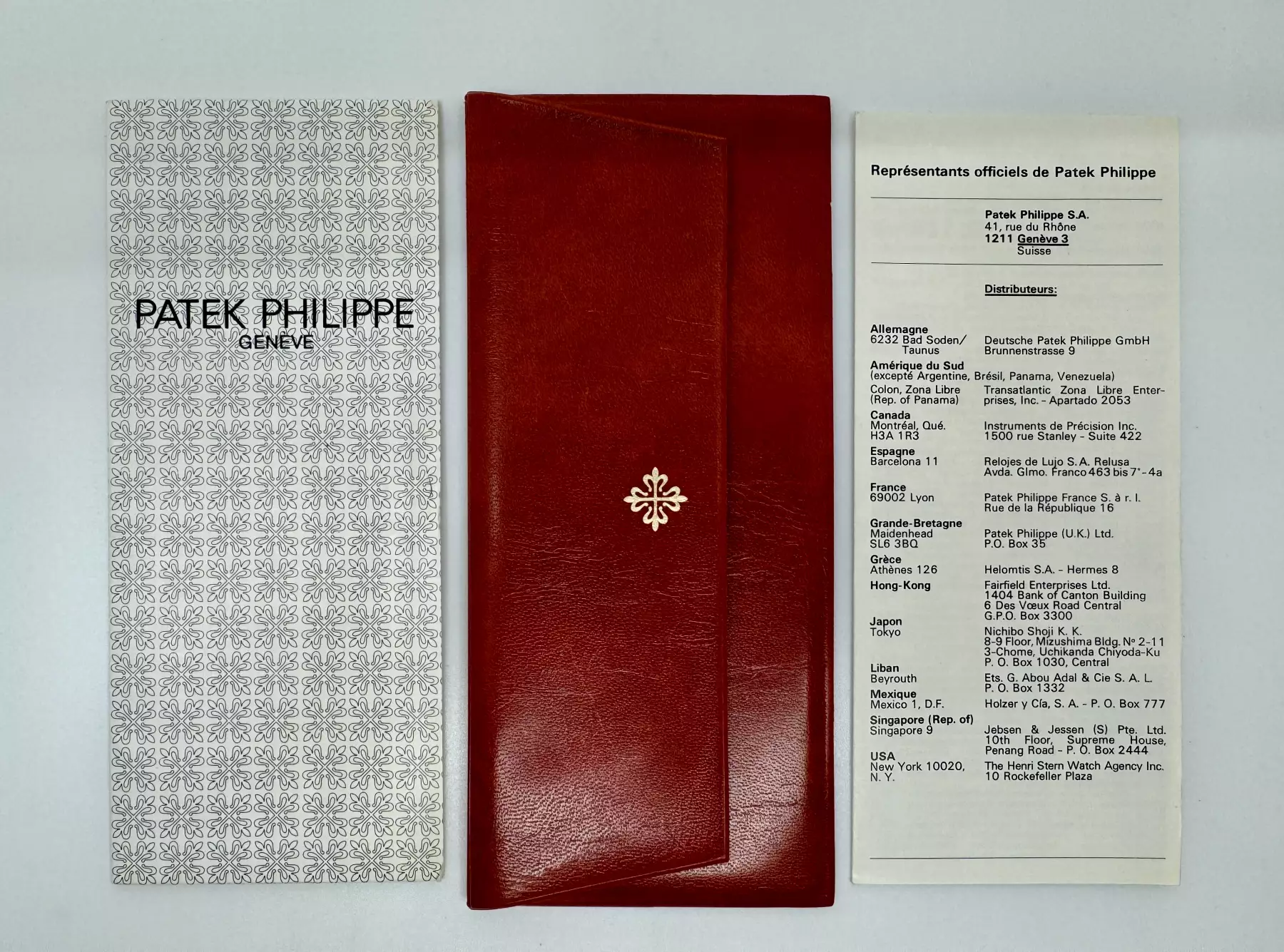 Patek Philippe Plastic Envelope for the Certificate Nautilus 3700 1976 Steel