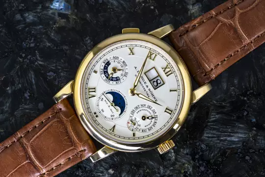 A. Lange & Söhne Langematik Perpetual Calendar 310.021 Yellowgold Full Set photo 12