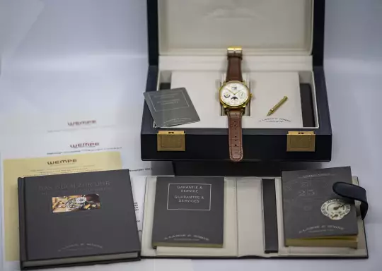 A. Lange & Söhne Langematik Perpetual Calendar 310.021 Yellowgold Full Set photo 4