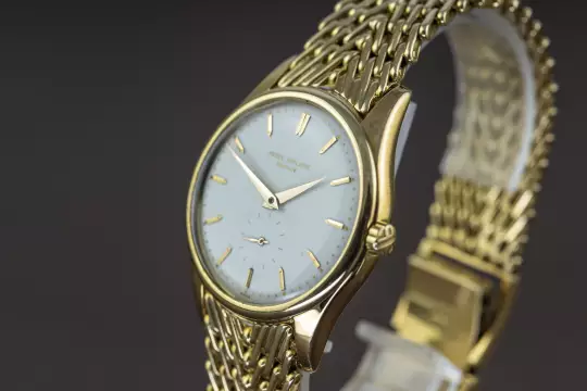 Patek Philippe 2526 Mark I Calatrava 1953 Caliber PP 12-600AT Enamel Dial photo 9