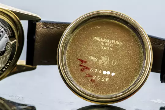 Patek Philippe 2526 Mark I Calatrava 1953 Caliber PP 12-600AT Enamel Dial photo 11