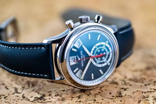 Patek Philippe Chronograph Annual Calendar 5960 blue white gold Full Set 2022 photo 15