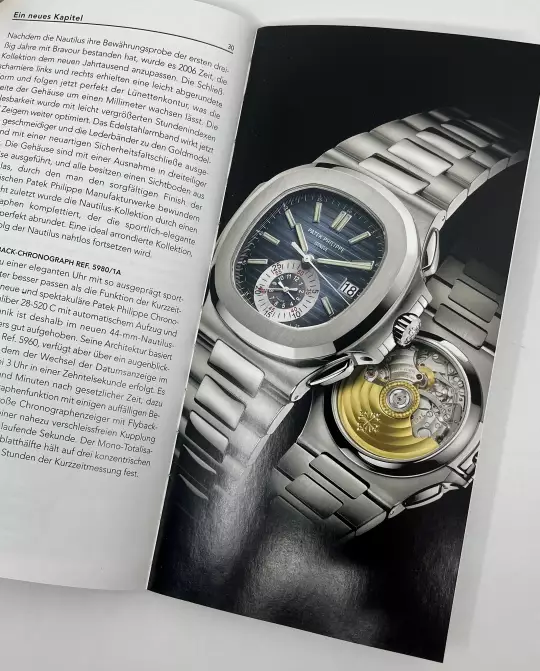 Patek Philippe Nautilus 5980A Flyback Chronograph Booklet and Description photo 3