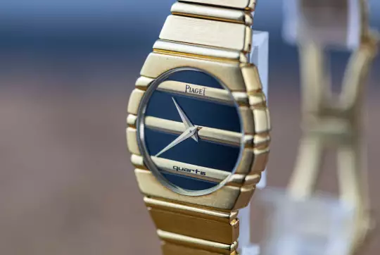 Piaget 761 C 701 D very rare Vintage Polo Yellowgold Onyx dial photo 16