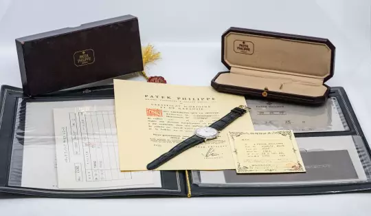 Patek Philippe 3520 Calatrava Full Set 1979 rare Japan delivery  photo 3