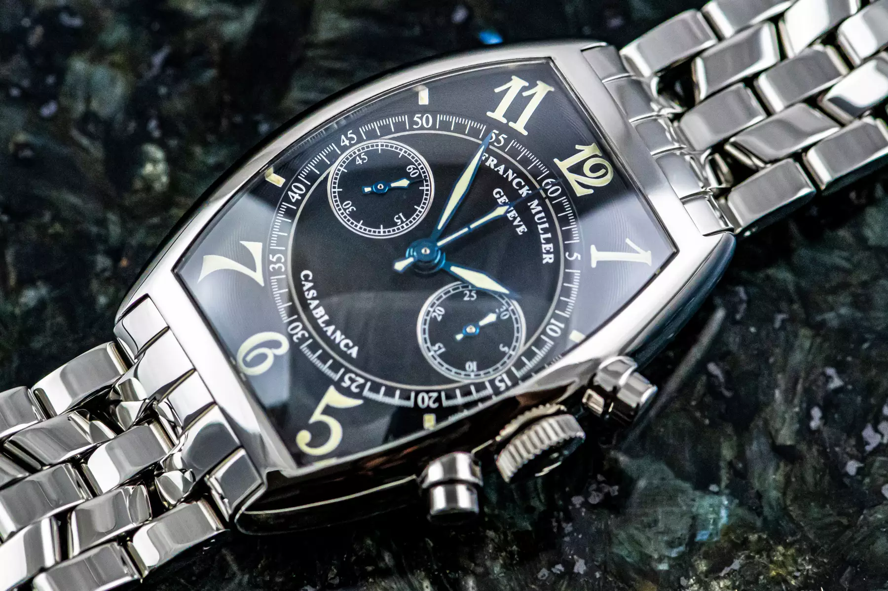 Franck Muller 5850C CC Casablanca Chronograph FM Service 2021 Steel