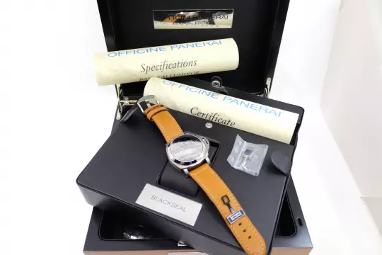 Panerai PAM00076 limited Blackseal Luminor NOS Titanum Full Set photo 8