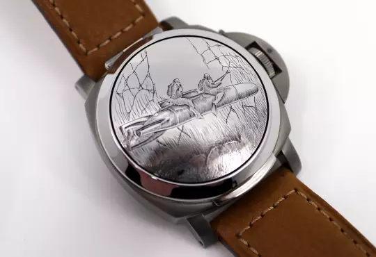 Panerai PAM00076 limited Blackseal Luminor NOS Titanum Full Set photo 1