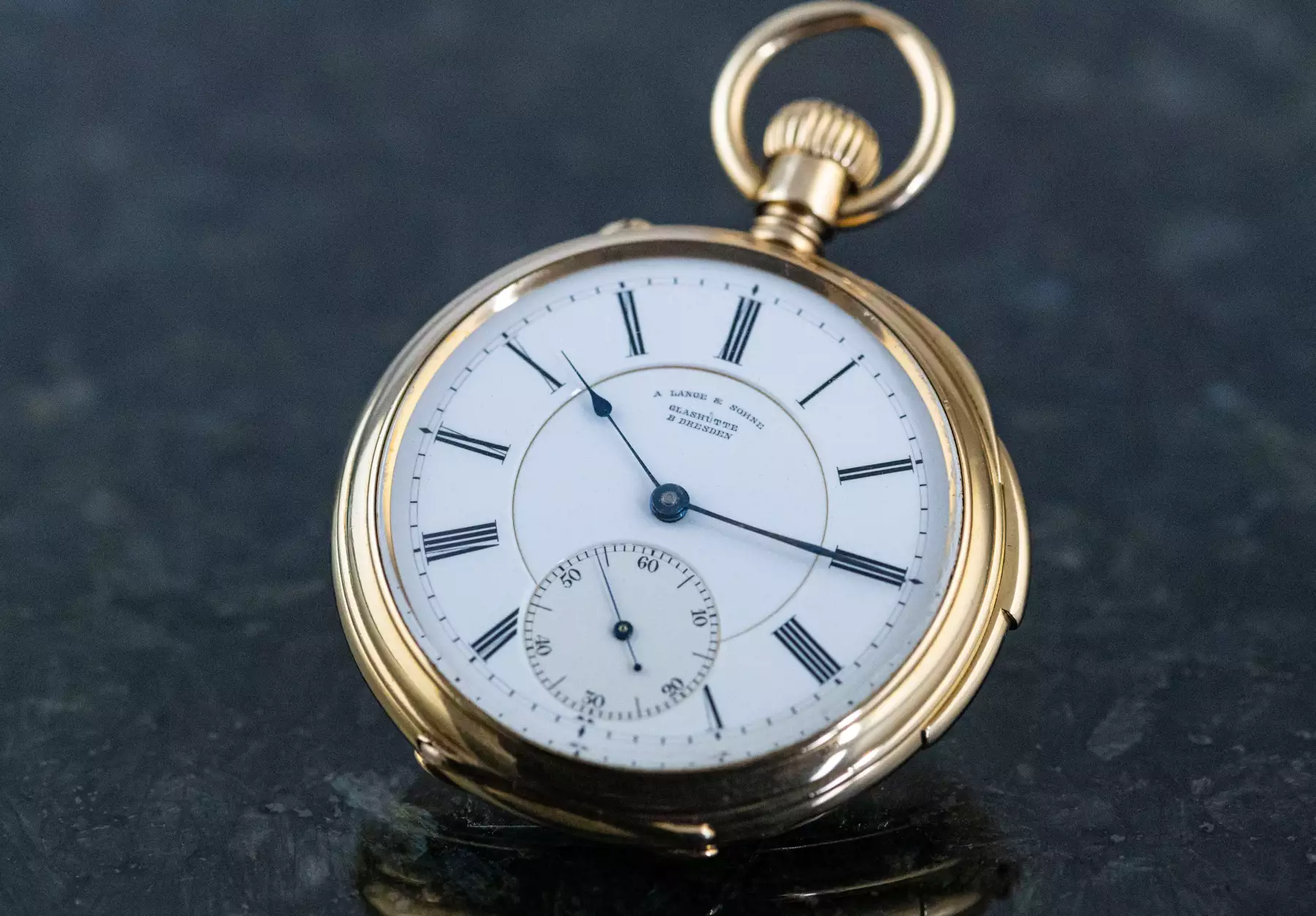 A. Lange & Söhne antique Pocket Watch Quarter Repeater 18k Yellowgold calibre 43