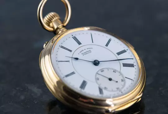A. Lange & Söhne antique Pocket Watch Quarter Repeater 18k Yellowgold calibre 43 photo 14