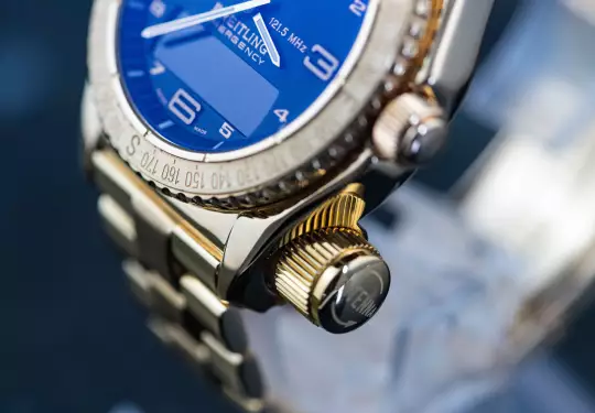 Breitling K56121.1 rare Emergency Collectors Full Set Yellowgold photo 13