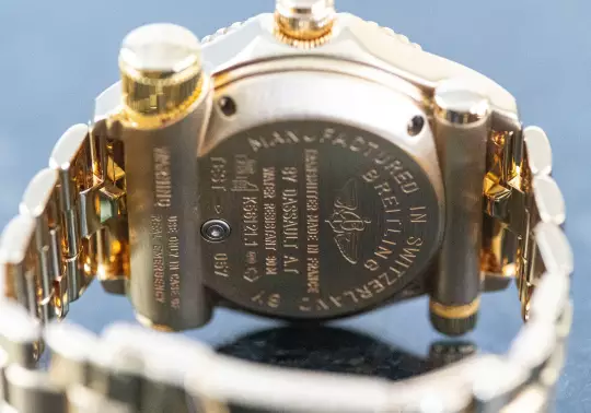 Breitling K56121.1 rare Emergency Collectors Full Set Yellowgold photo 4