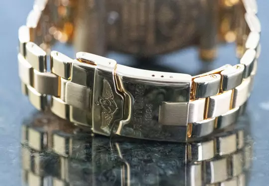 Breitling K56121.1 rare Emergency Collectors Full Set Yellowgold photo 5