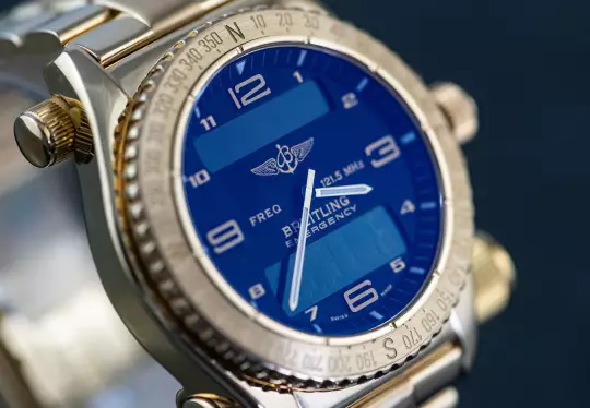 Breitling K56121.1 rare Emergency Collectors Full Set Yellowgold photo 8