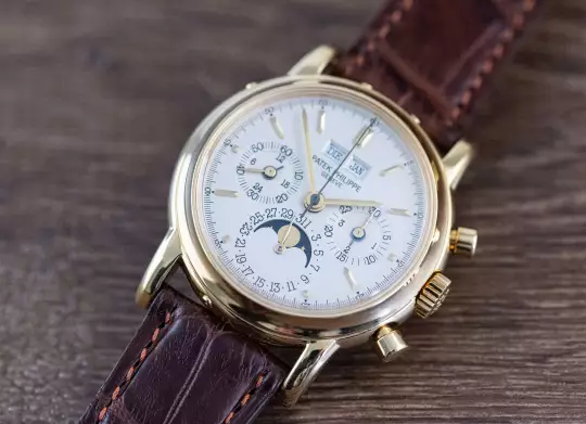 Patek Philippe 3970 3. Series Perpetual Calendar Chronograph Full Set photo 7
