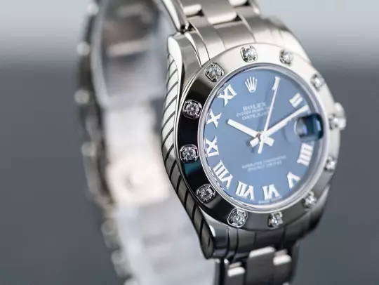 Rolex 81319 Lady Datejust Pearlmaster 34 Rolex Service Dec. 24 + Full Set photo 11