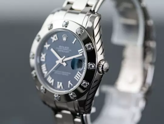 Rolex 81319 Lady Datejust Pearlmaster 34 Rolex Service Dec. 24 + Full Set photo 12