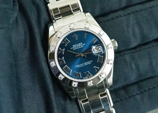 Rolex 81319 Lady Datejust Pearlmaster 34 Rolex Service Dec. 24 + Full Set photo 13