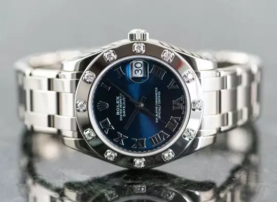 Rolex 81319 Lady Datejust Pearlmaster 34 Rolex Service Dec. 24 + Full Set photo 2