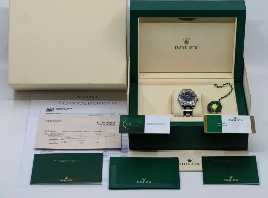 Rolex 81319 Lady Datejust Pearlmaster 34 Rolex Service Dec. 24 + Full Set photo 3