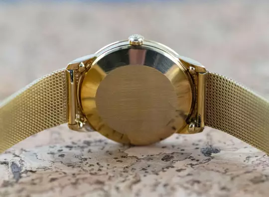 Omega 14702 Geneve Dress Watch Automatic Papers 1966 orig. Goldbracelet photo 4