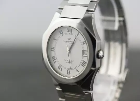 IWC 3012 rare Yacht Club II unpolished Papers + invoice 1982 Steel photo 10