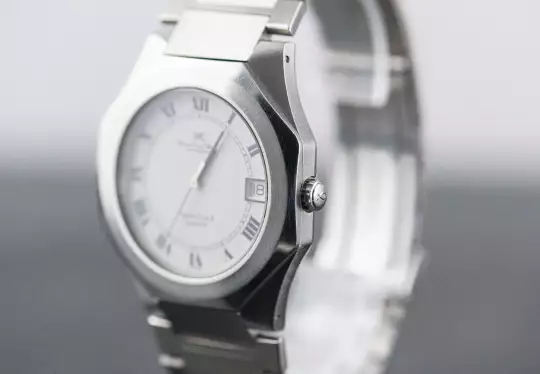 IWC 3012 rare Yacht Club II unpolished Papers + invoice 1982 Steel photo 13