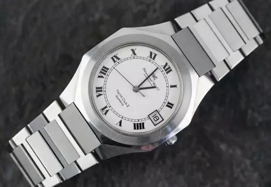 IWC 3012 rare Yacht Club II unpolished Papers + invoice 1982 Steel photo 15