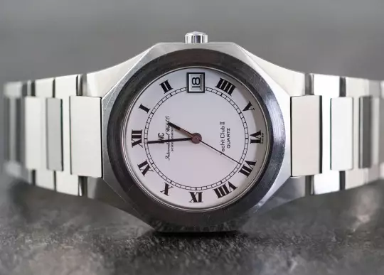 IWC 3012 rare Yacht Club II unpolished Papers + invoice 1982 Steel photo 2