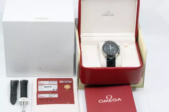 Omega 3870.50.31 Speedmaster Moonwatch Full Set 2007 Steel photo 10