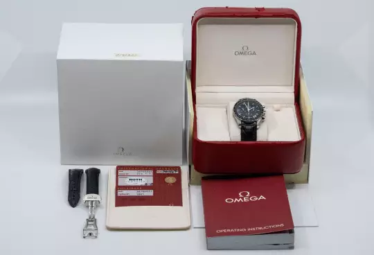 Omega 3870.50.31 Speedmaster Moonwatch Full Set 2007 Steel photo 3