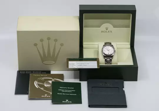 Rolex 114200 Air King Domino's Pizza limited Edition Full Set 2009 Steel photo 10