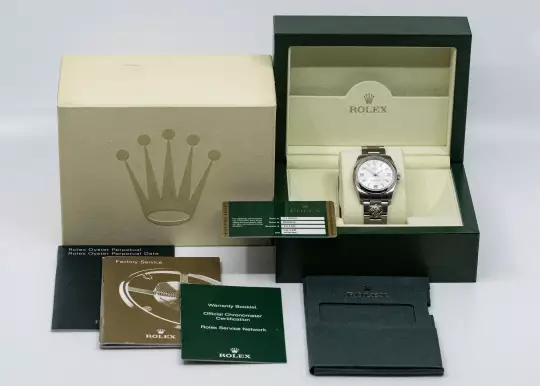 Rolex 114200 Air King Domino's Pizza limited Edition Full Set 2009 Steel photo 3