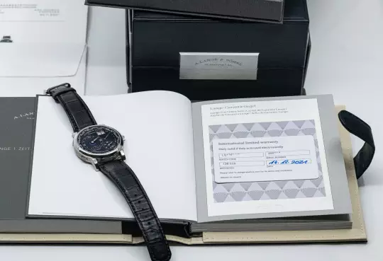 A. Lange & Söhne 136.029 Time Zone Lange 1 Collectors Full Set + invoice 2021 photo 4