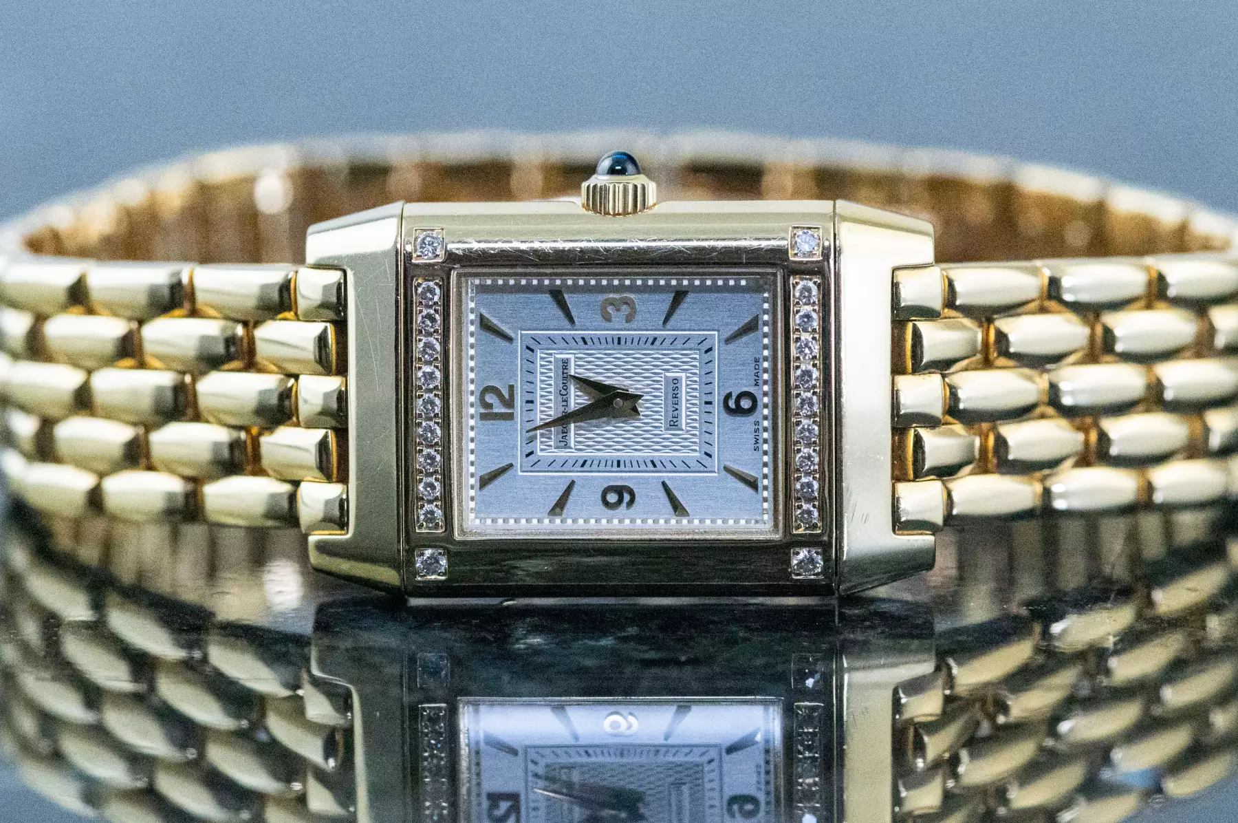 Jaeger-LeCoultre 267.1.86 Lady Reverso Joaillerie Diamond Full Set Yellowgold