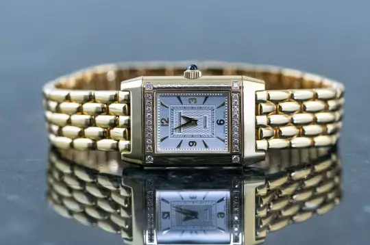 Jaeger-LeCoultre 267.1.86 Lady Reverso Joaillerie Diamond Full Set Yellowgold photo 14