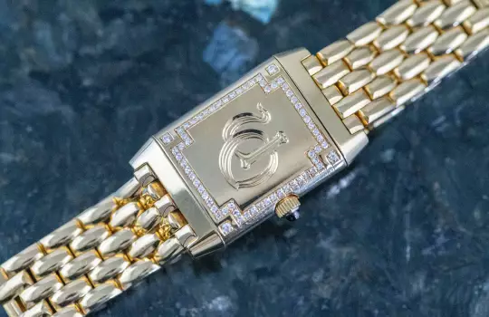 Jaeger-LeCoultre 267.1.86 Lady Reverso Joaillerie Diamond Full Set Yellowgold photo 4