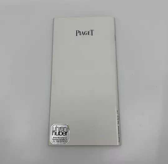 Piaget Watch catalogue a.o. Piaget Polo from 1983 with price list 1985 in German photo 2