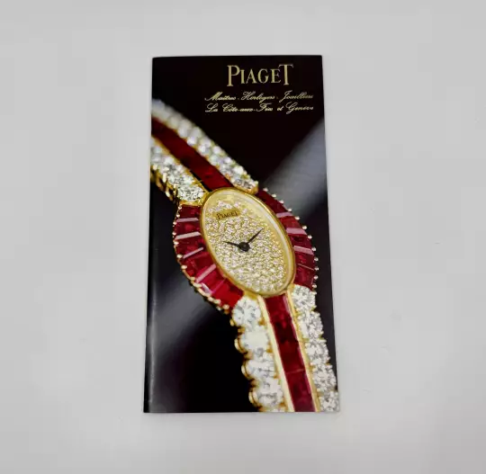Piaget Watch catalogue a.o. Piaget Polo from 1983 with price list 1985 in German photo 1